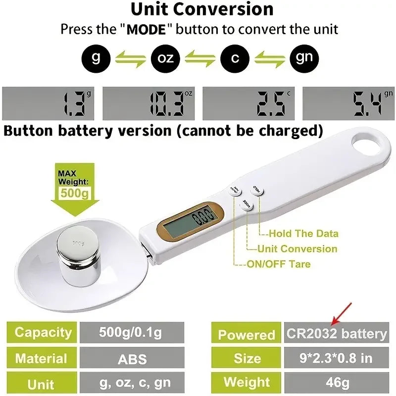 MeasureMateā¢ Digital Measuring Spoon