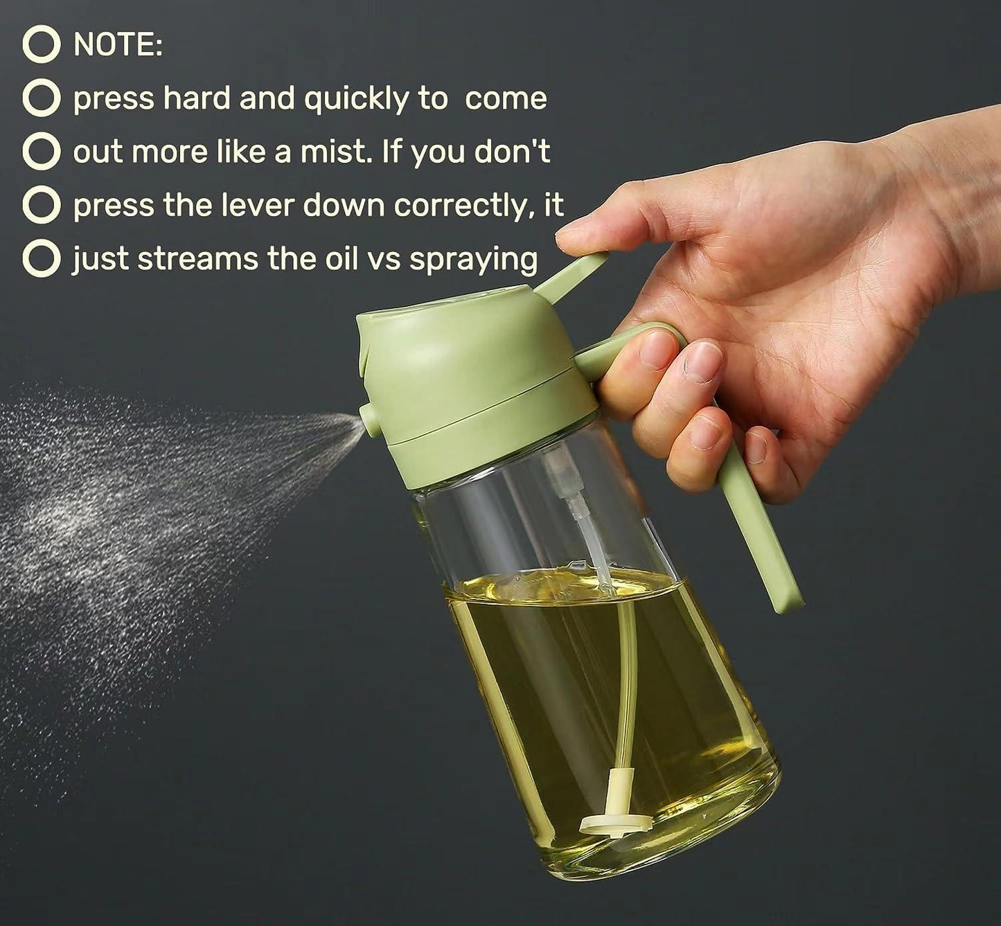 PourEaseā¢ 2 in 1 Oil Dispenser Set